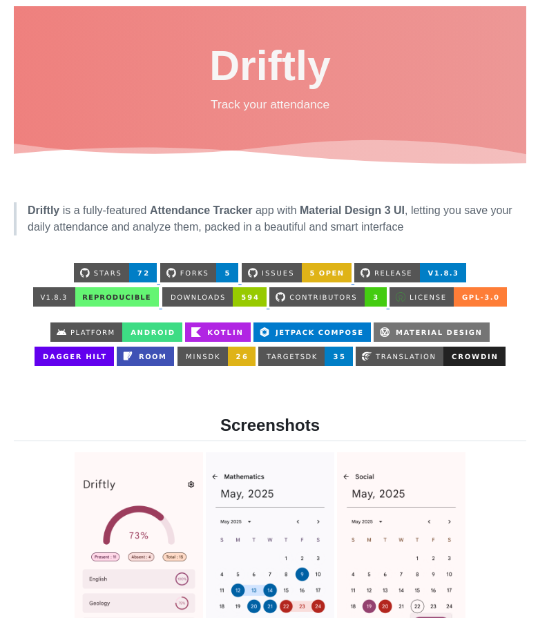 Dp Hridayan Driftly screenshot