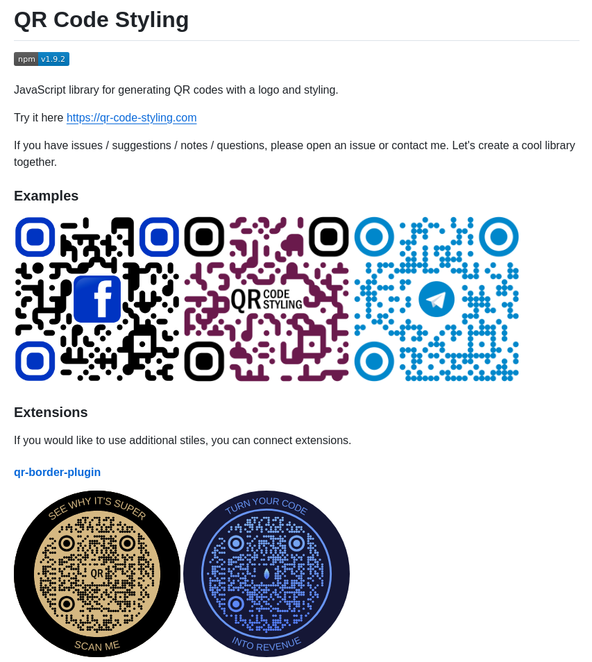 Kozakdenys Qr Code Styling screenshot