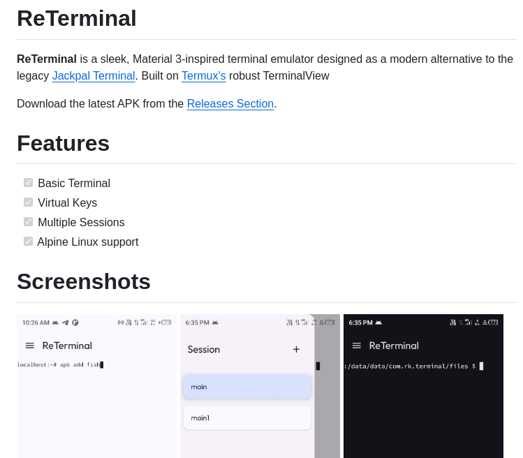 Rohitkushvaha01 Reterminal screenshot
