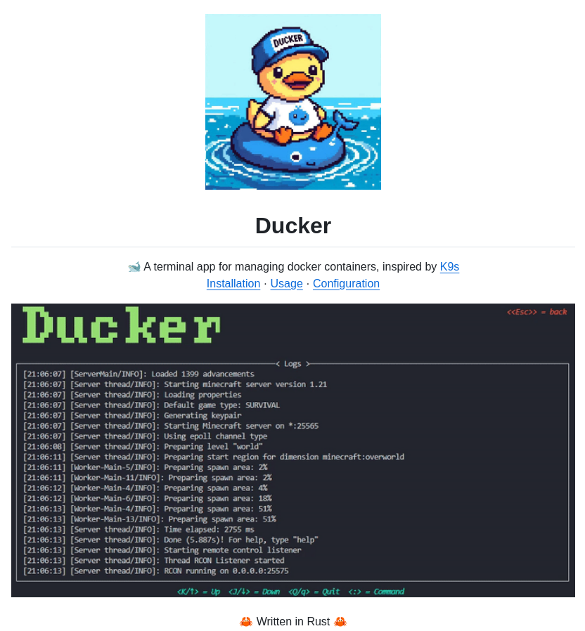 Robertpsoane Ducker screenshot