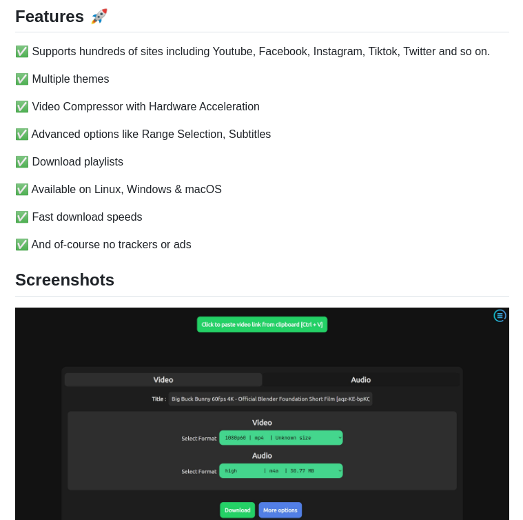 Aandrew Me Ytdownloader screenshot