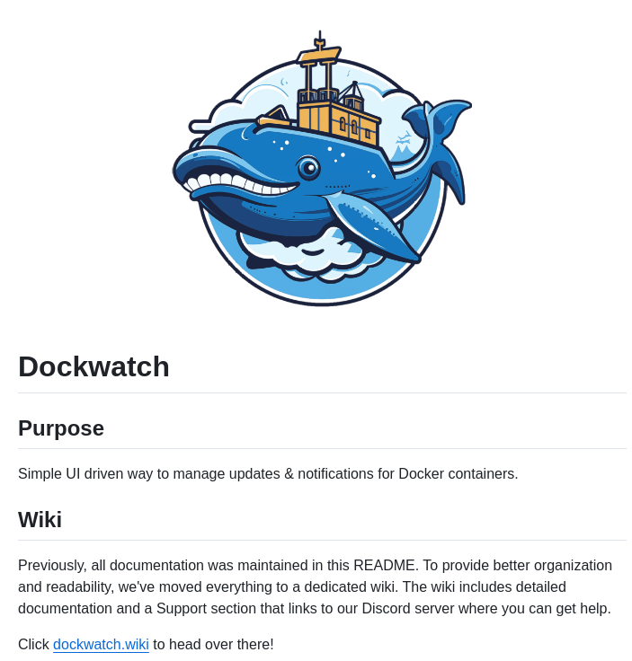 Notifiarr Dockwatch screenshot
