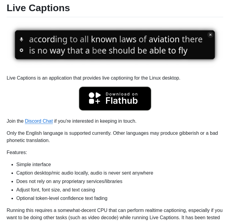 Abb128 Livecaptions screenshot
