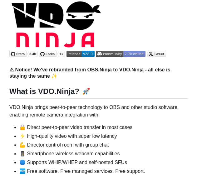 Steveseguin Vdo.ninja screenshot