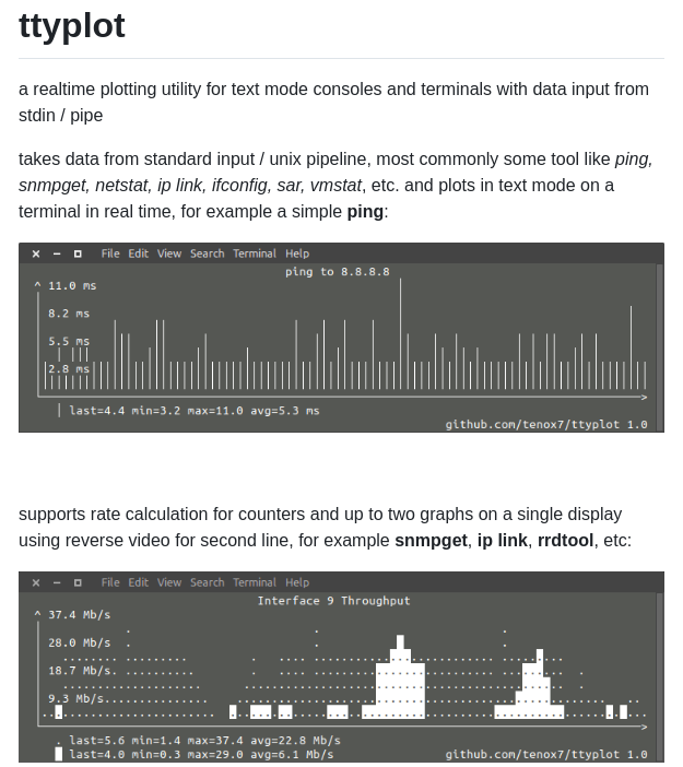 Tenox7 Ttyplot screenshot