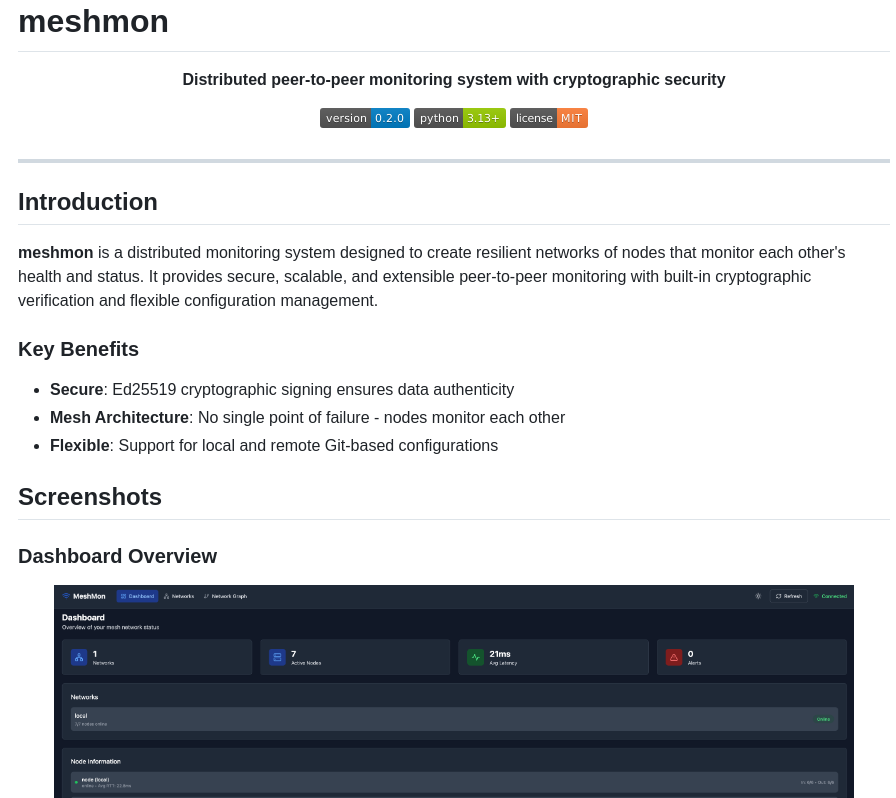 Ripplefcl Meshmon screenshot