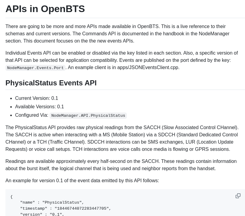Penthertz Openbts screenshot