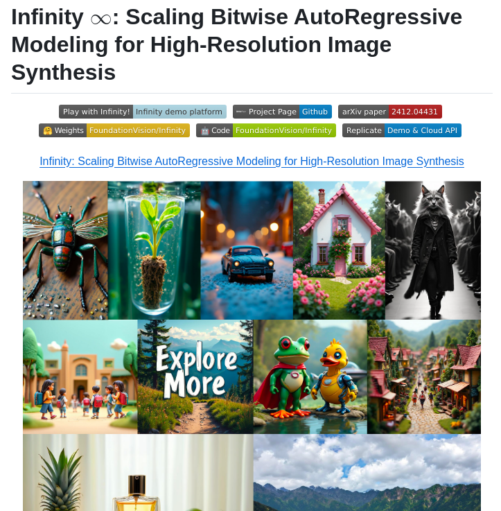 Foundationvision Infinity screenshot