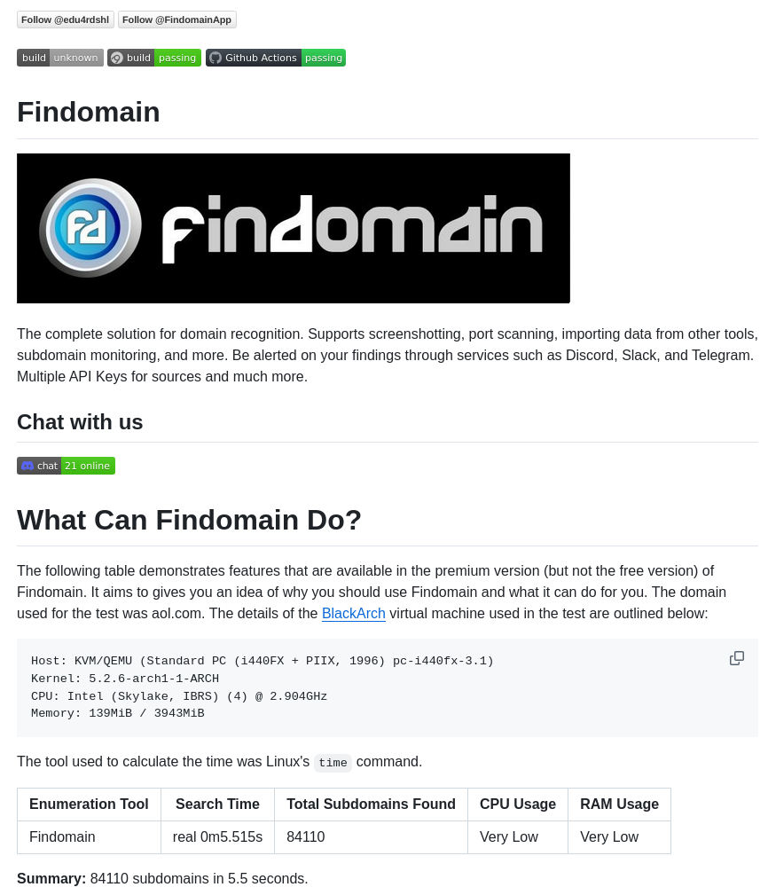 Findomain Findomain screenshot