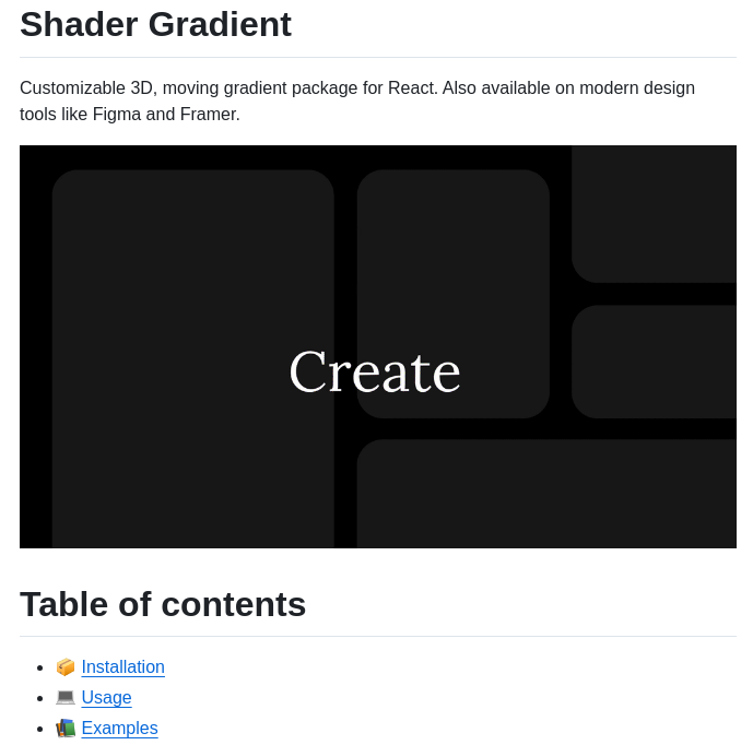 Ruucm Shadergradient screenshot