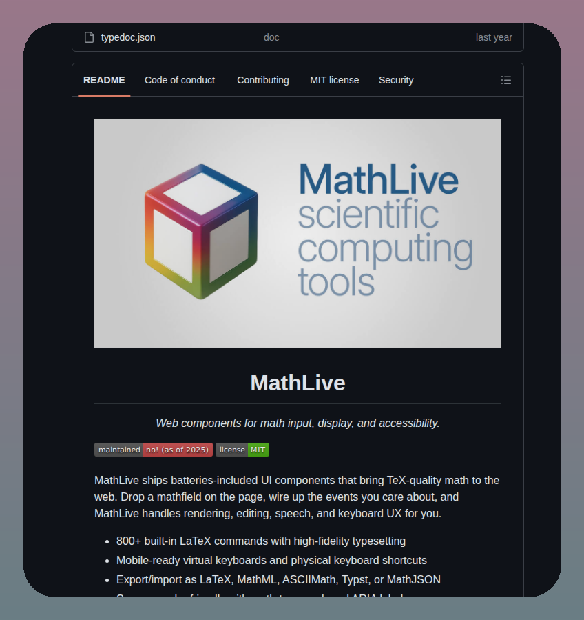 Arnog Mathlive screenshot