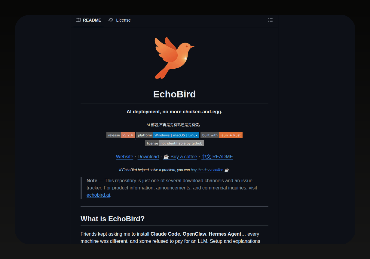 Edison7009 Echobird screenshot