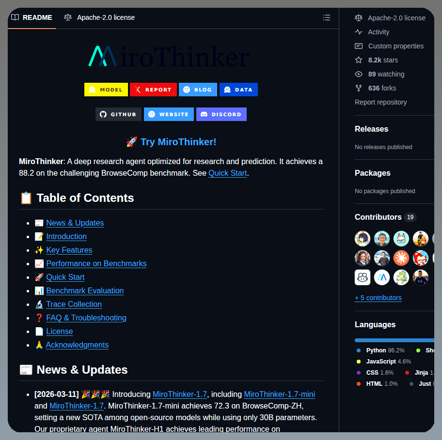 Miromindai Mirothinker screenshot
