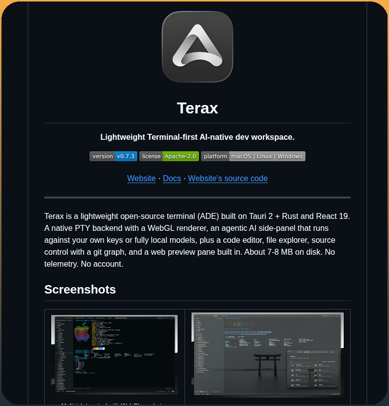 Crynta Terax Ai screenshot