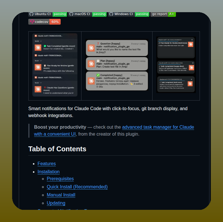 777genius Claude Notifications Go screenshot
