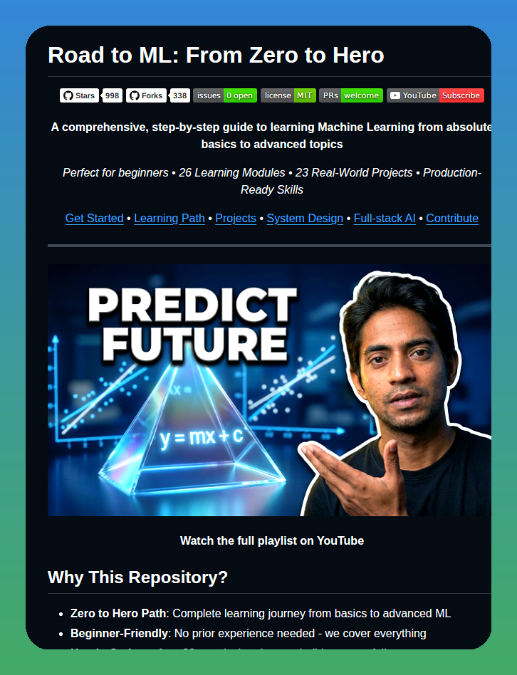 Nabidalam Road To Machine Learning screenshot