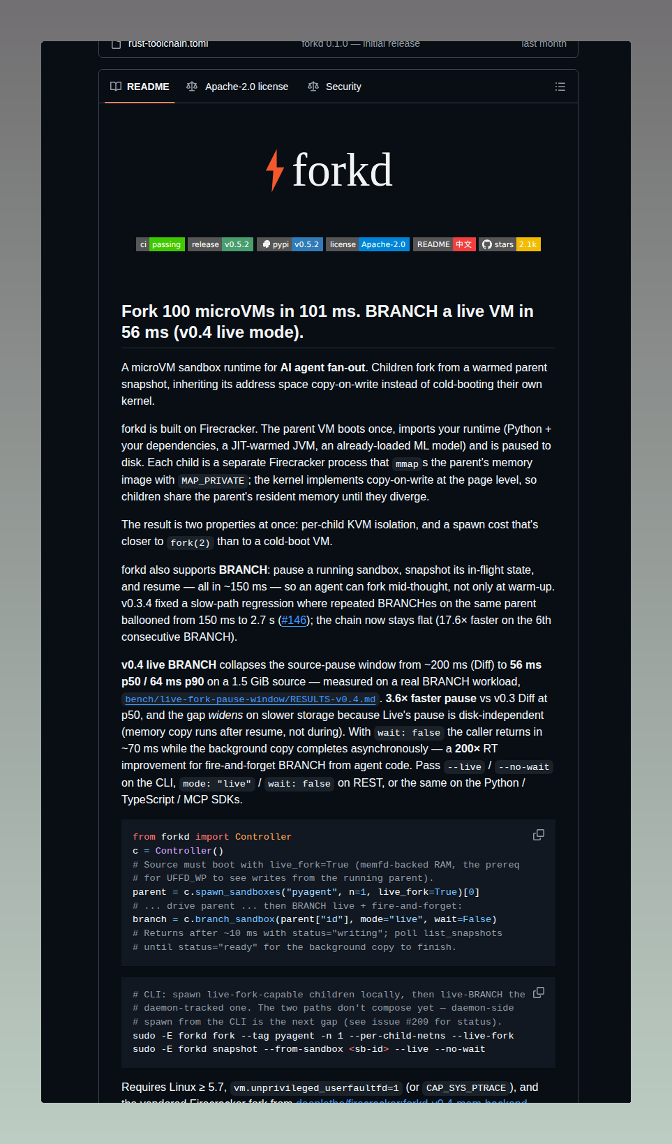 Deeplethe Forkd screenshot