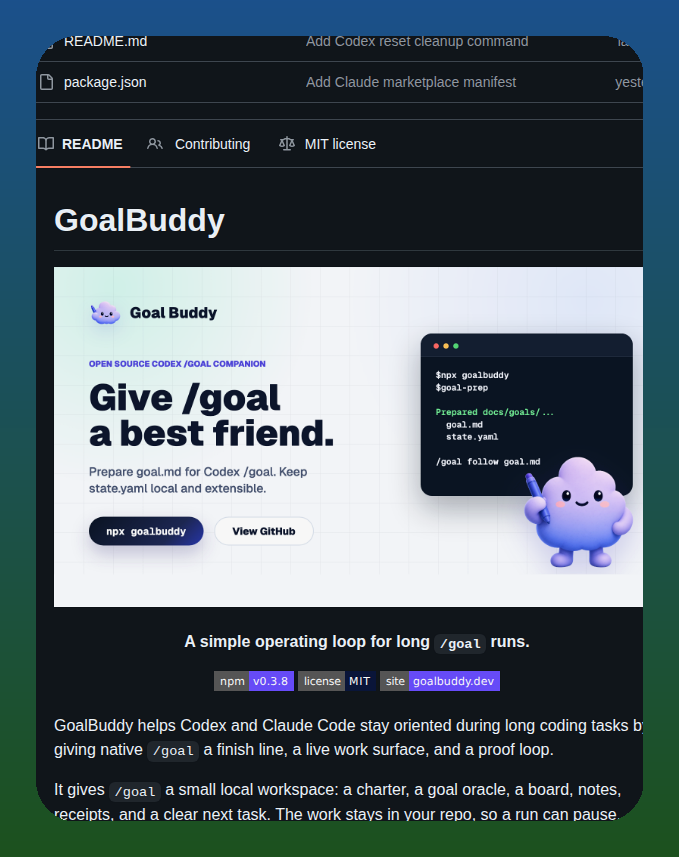 Tolibear Goalbuddy screenshot