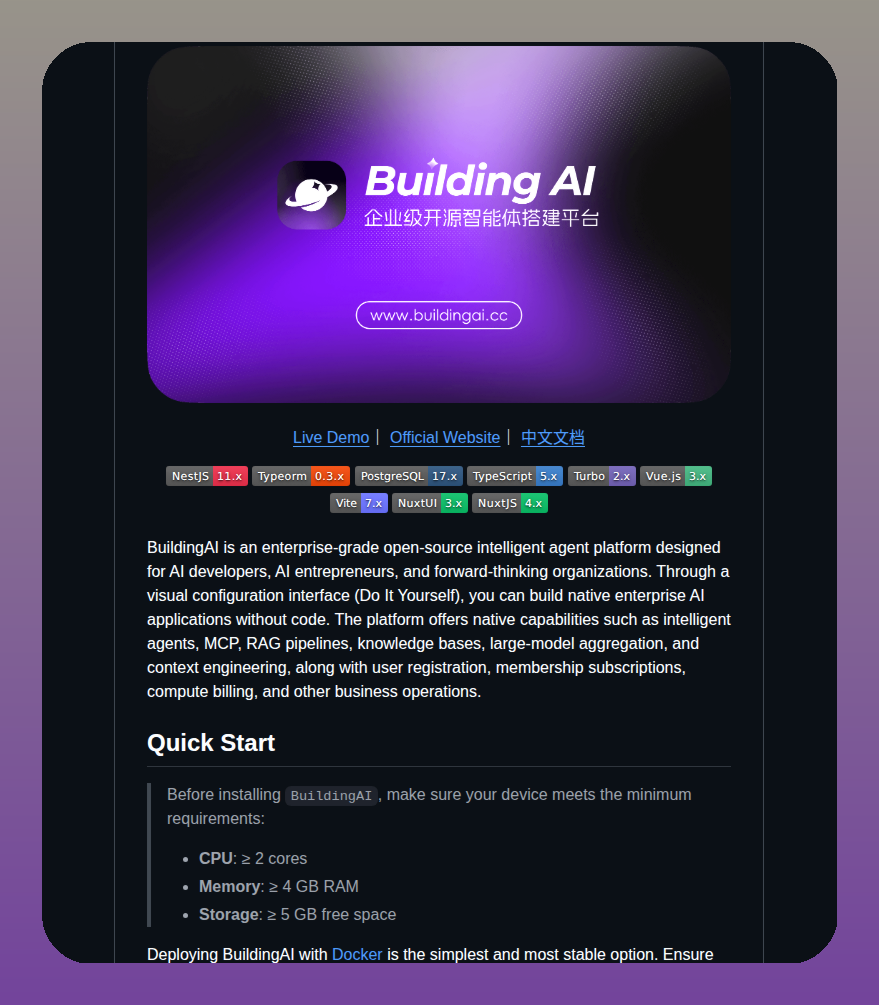 Bidingcc Buildingai screenshot