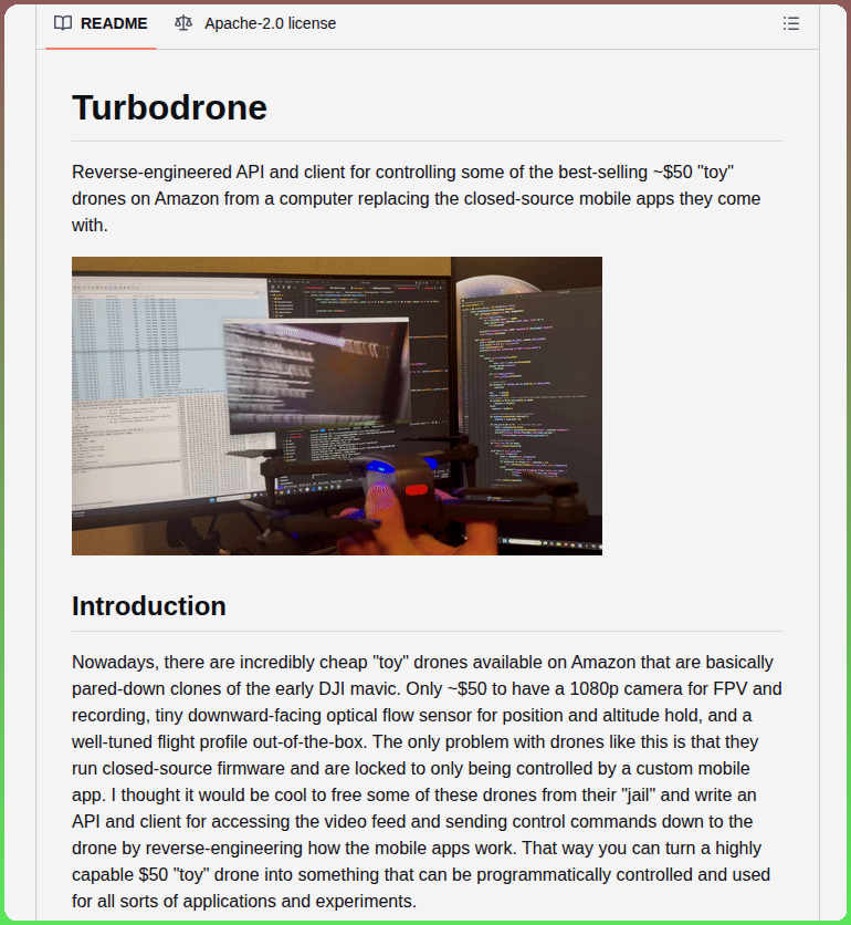 Marshallrichards Turbodrone screenshot