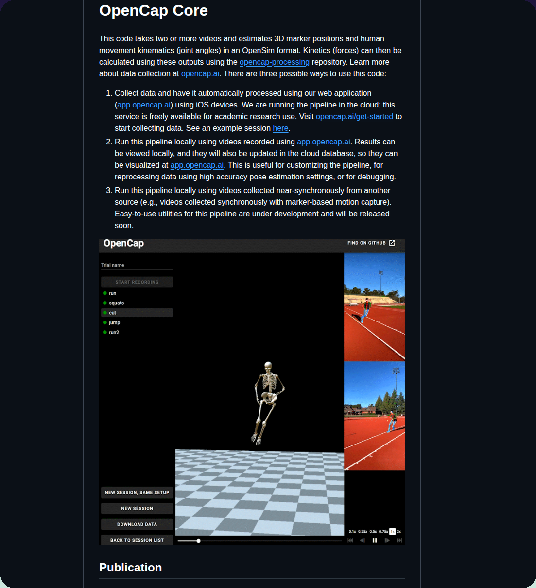 Opencap Org Opencap Core screenshot