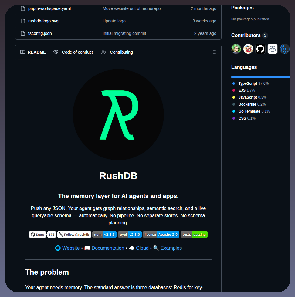 Rush Db Rushdb screenshot