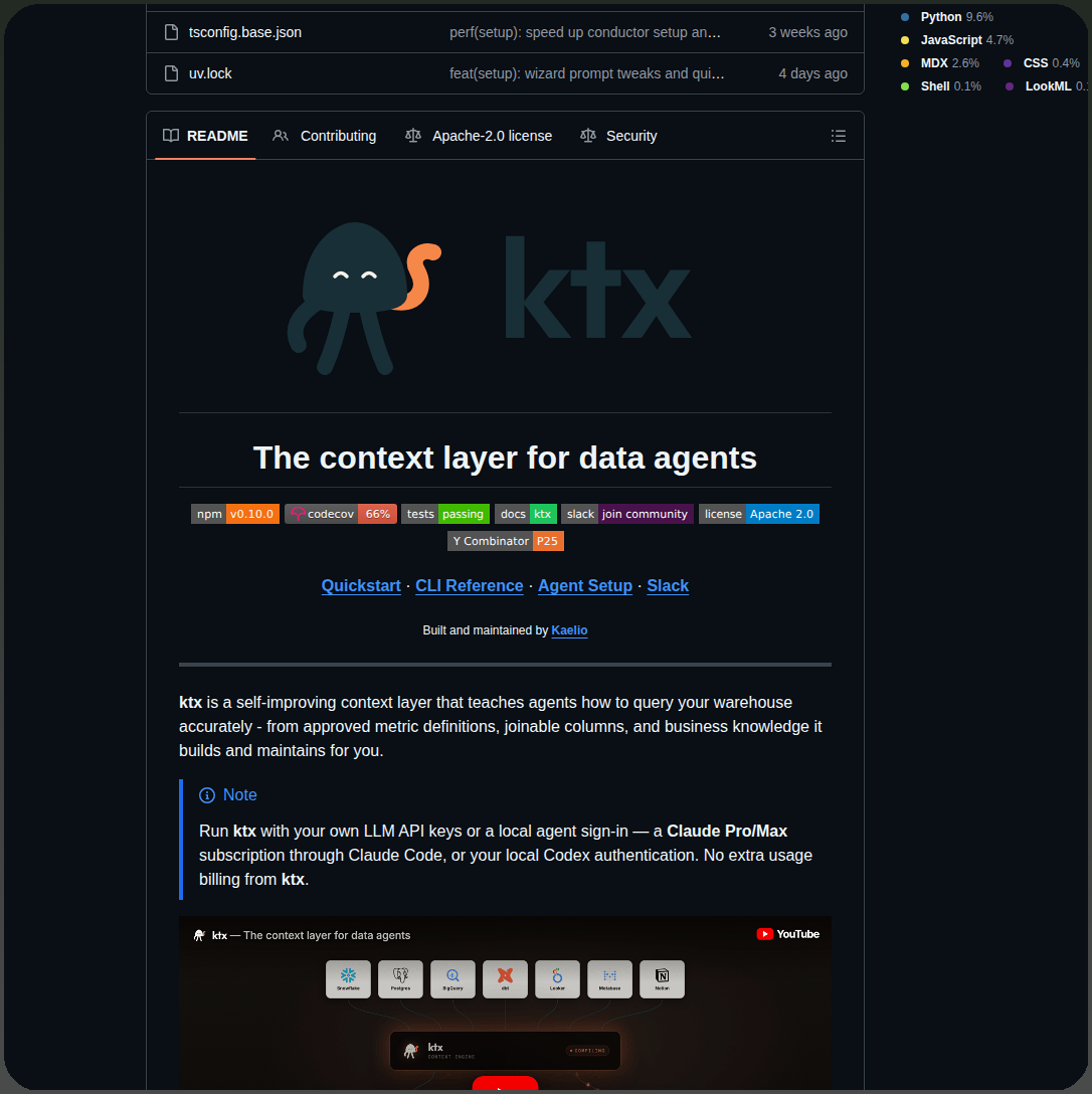 Kaelio Ktx screenshot