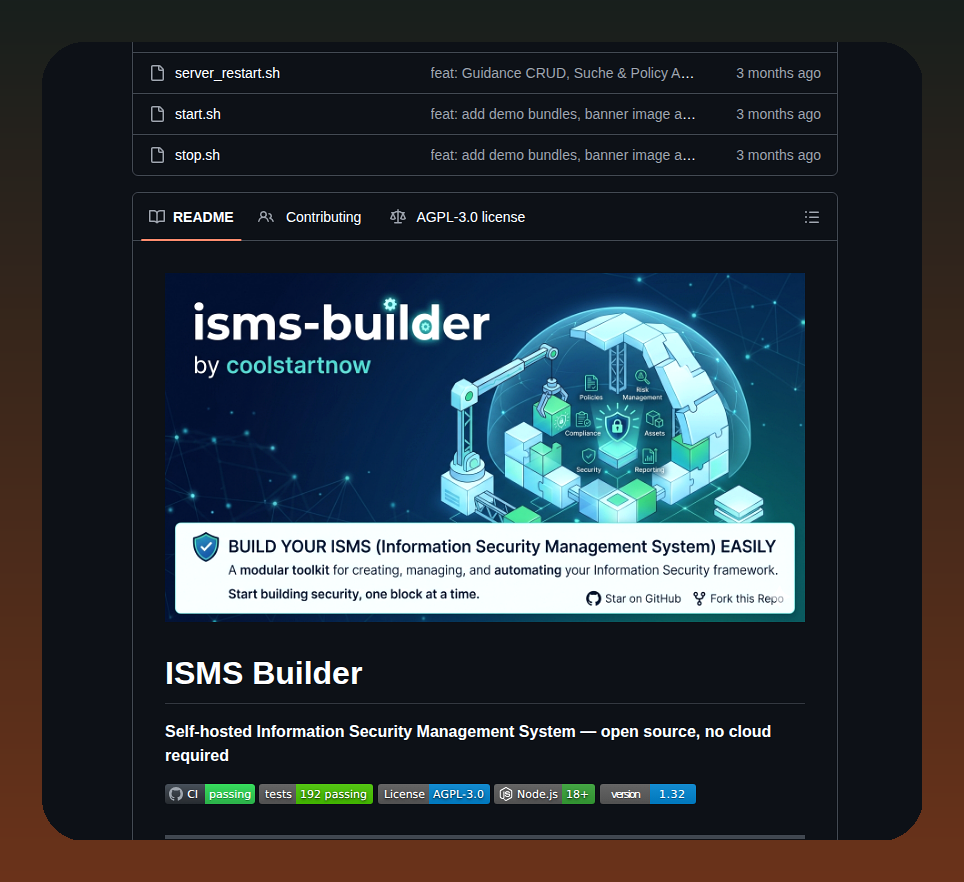Coolstartnow Isms Builder screenshot