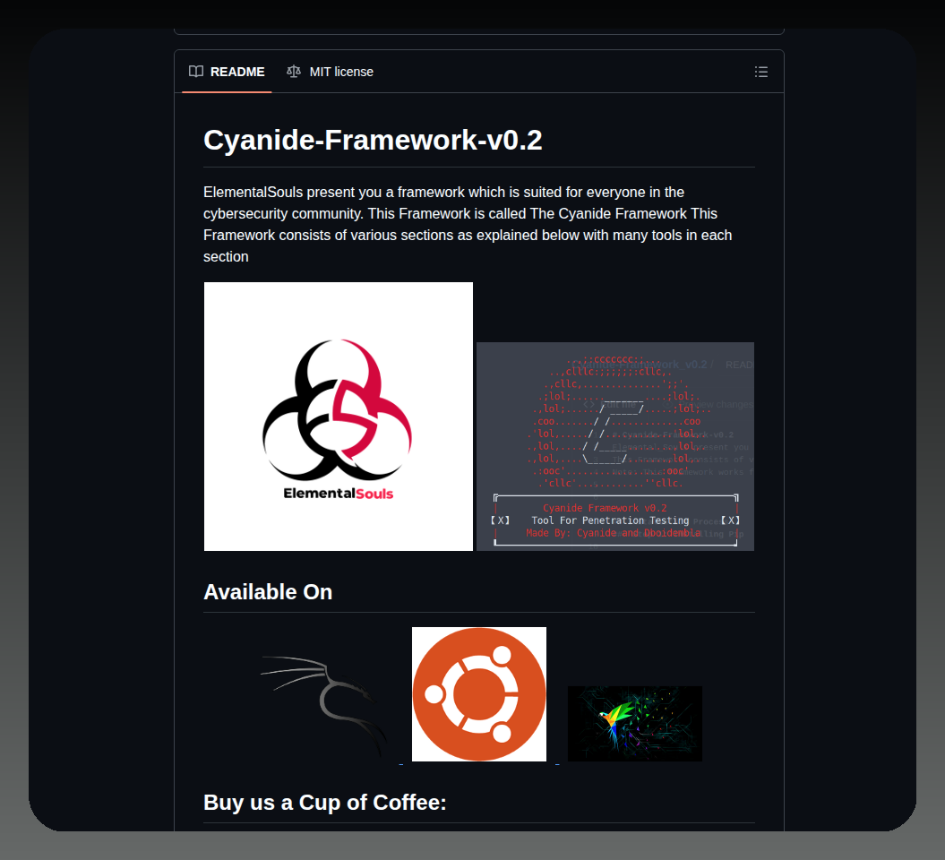 Elementalsouls Cyanide Framework_v0.2 screenshot