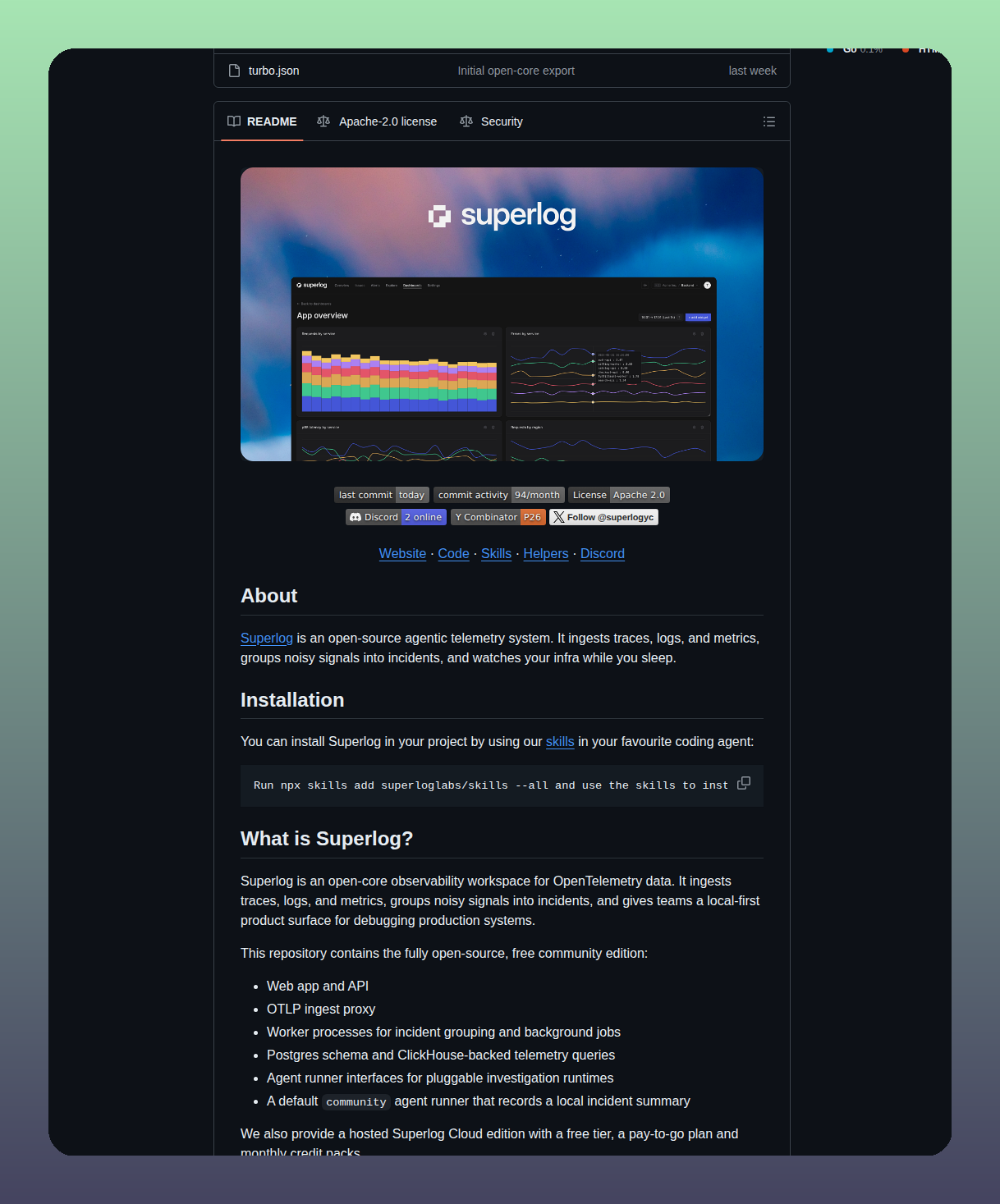 Superloglabs Superlog screenshot