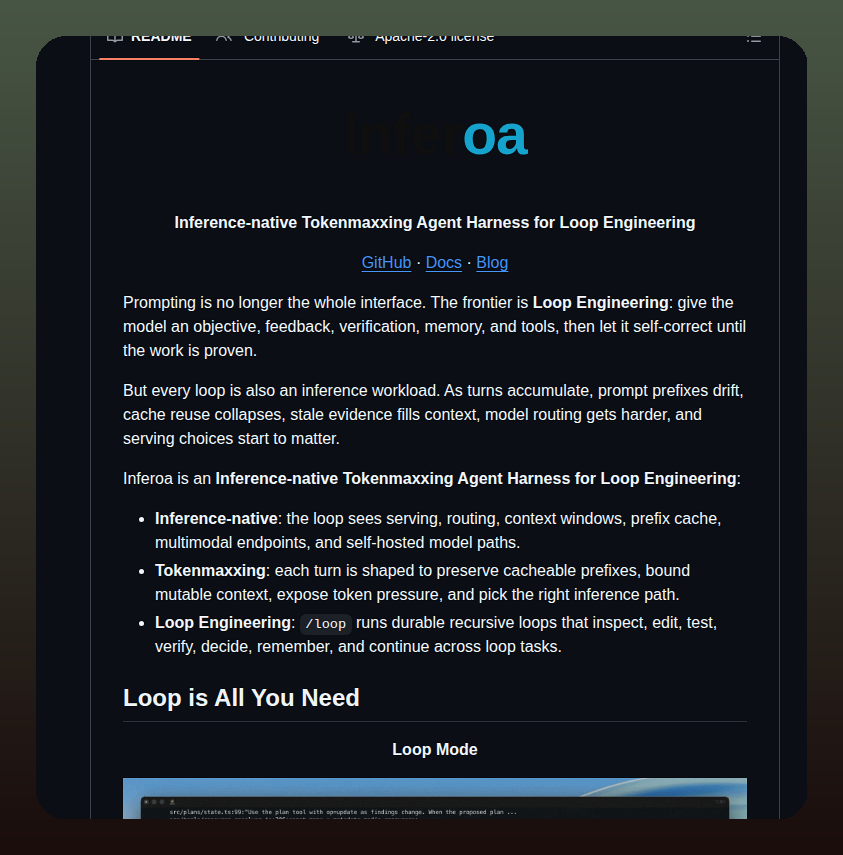 Agentic In Inferoa screenshot