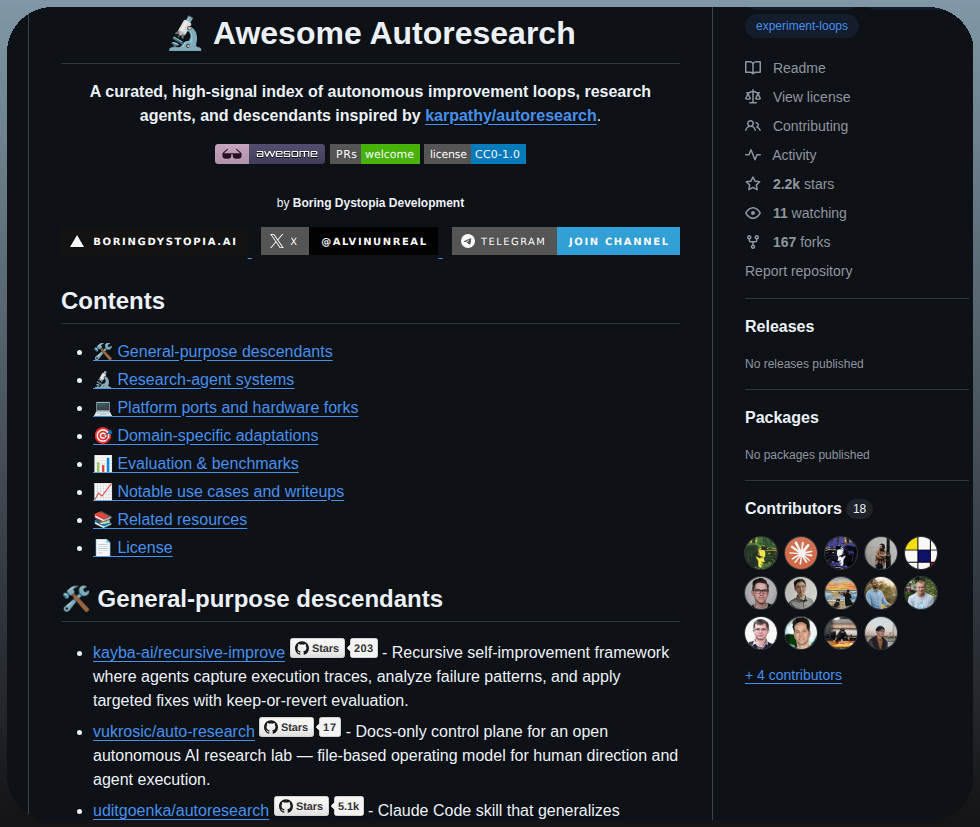 Alvinreal Awesome Autoresearch screenshot