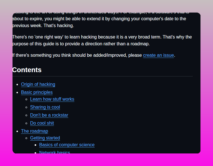 S0md3v Be A Hacker screenshot