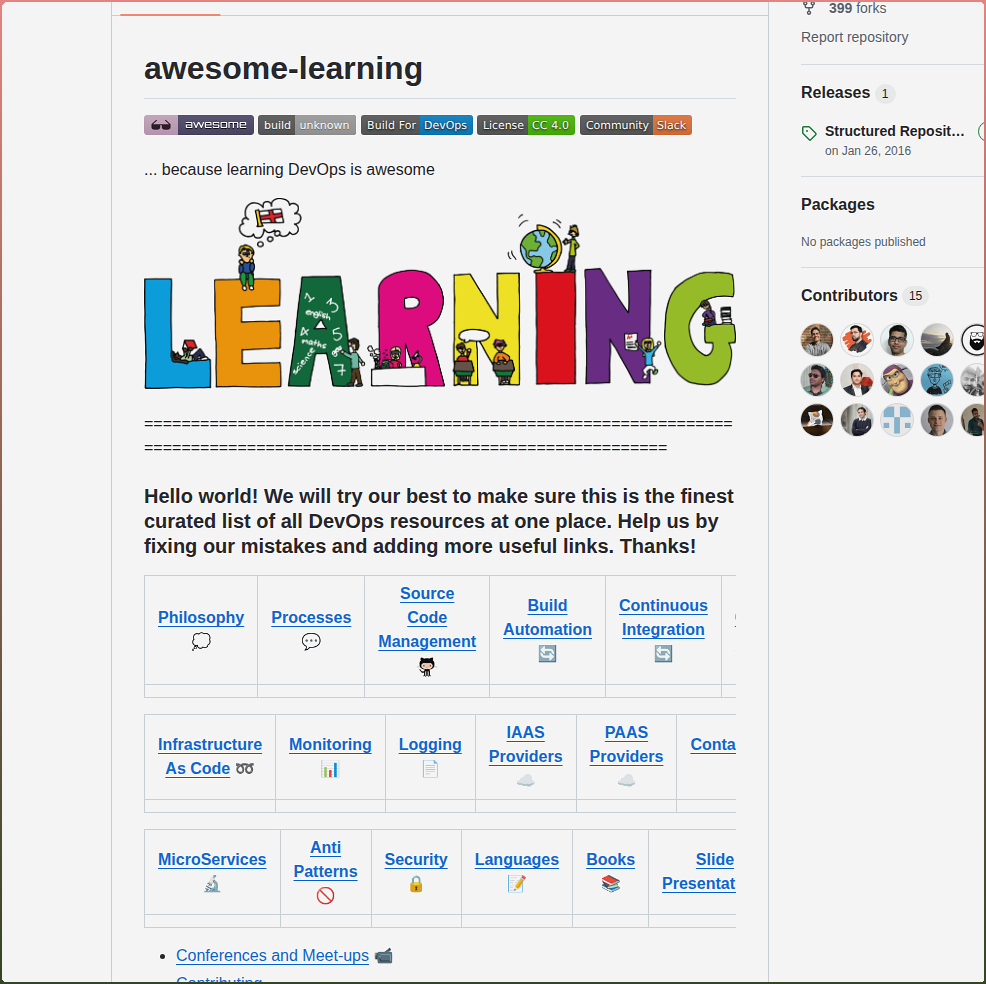 Lets Devops Awesome Learning screenshot