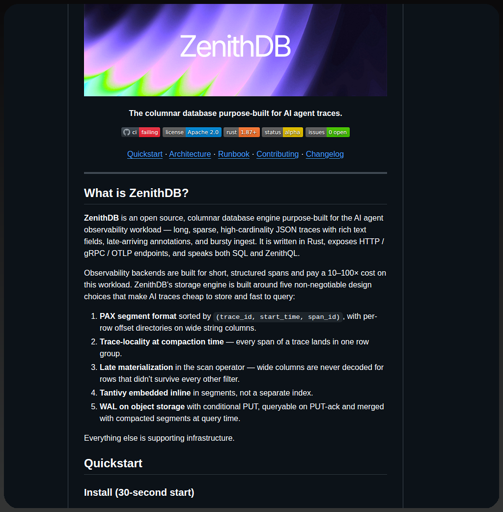 Polarityinc Zenith screenshot