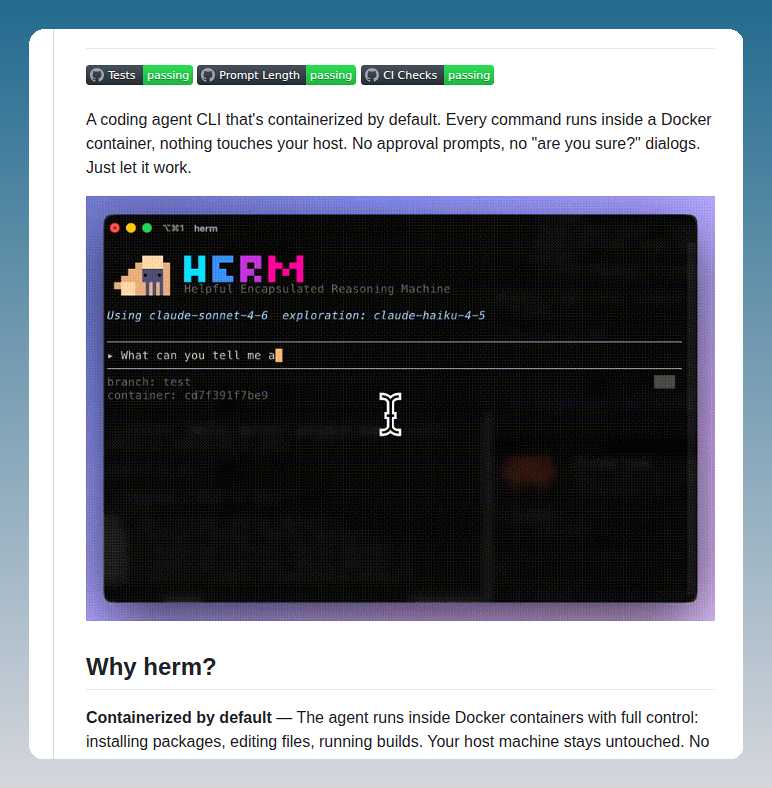 Aduermael Herm screenshot