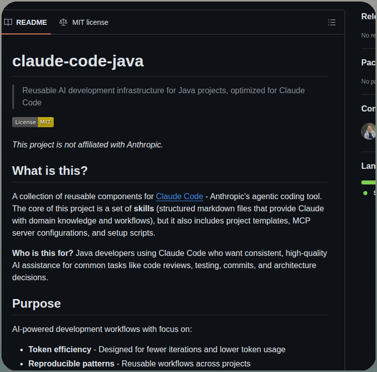 Decebals Claude Code Java screenshot