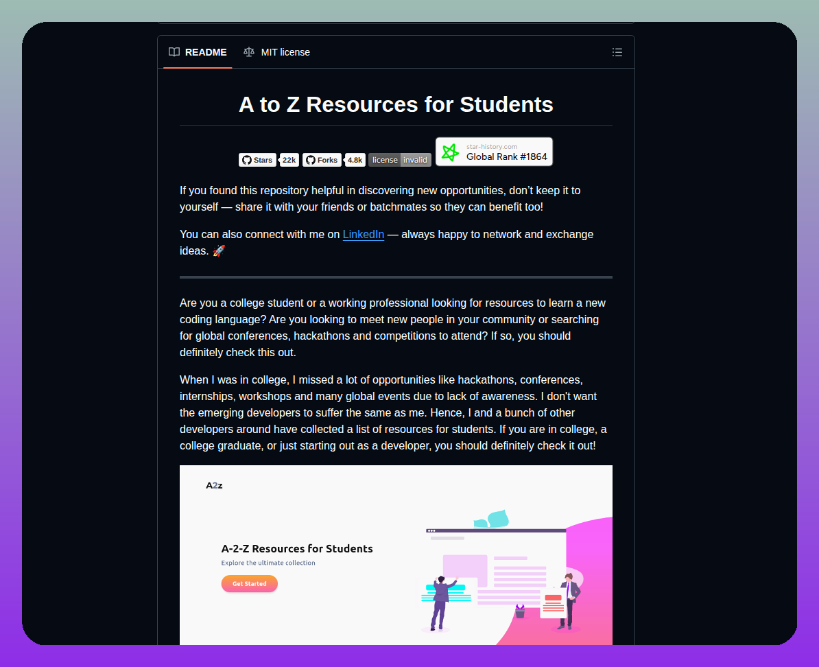 Dipakkr A To Z Resources For Students screenshot