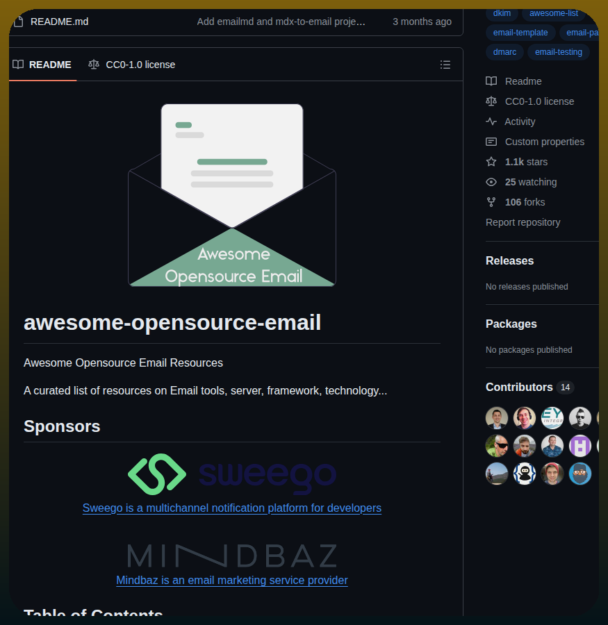 Mindbaz Awesome Opensource Email screenshot