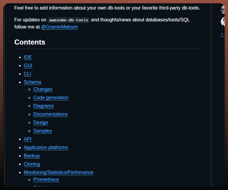 Mgramin Awesome Db Tools screenshot