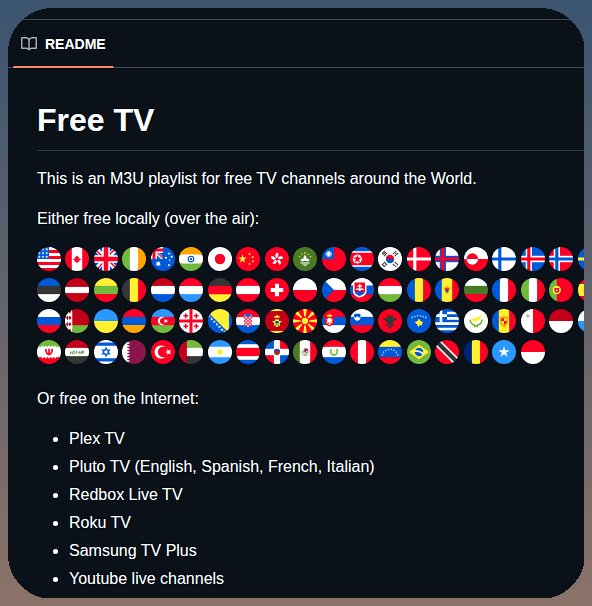 Free Tv Iptv screenshot