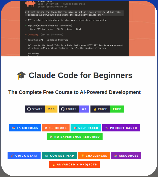 Koki7o Claude Code For Beginners screenshot
