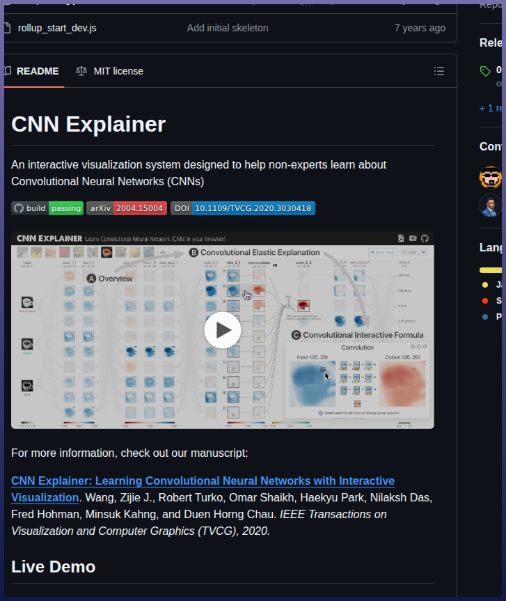 Poloclub Cnn Explainer screenshot