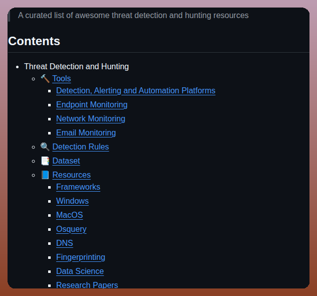 0x4d31 Awesome Threat Detection screenshot