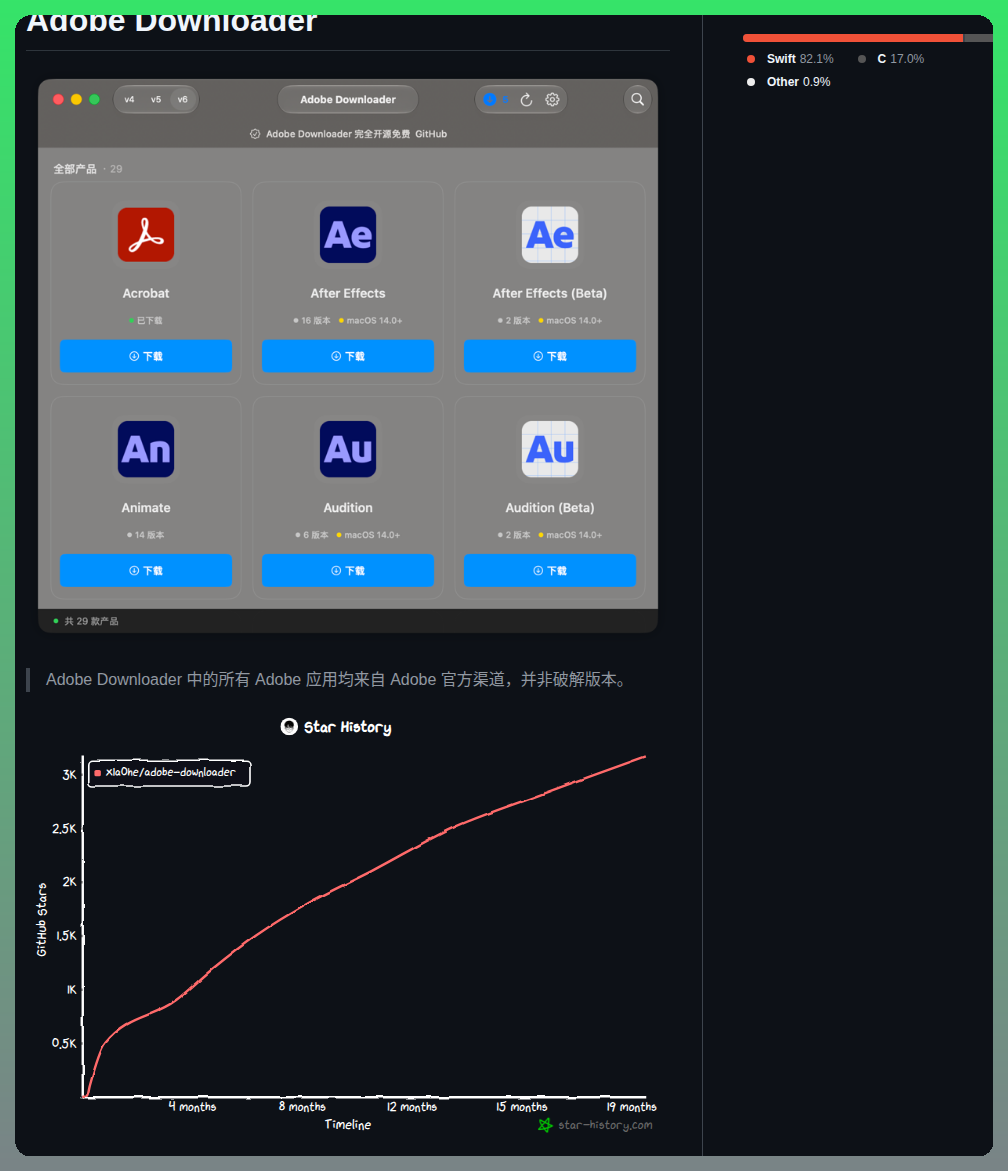 X1a0he Adobe Downloader screenshot