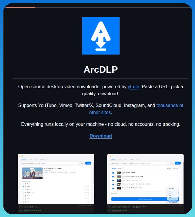 Archisvaze Arcdlp screenshot