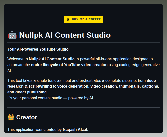 Naqashafzal Ai Content Studio screenshot