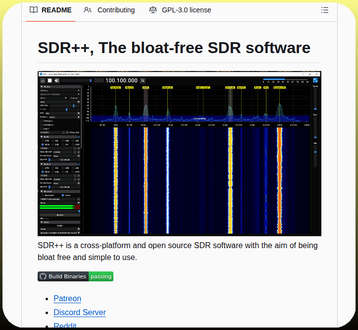 Alexandrerouma Sdrplusplus screenshot