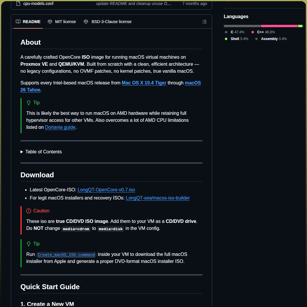 Longqt Sea Opencore Iso screenshot