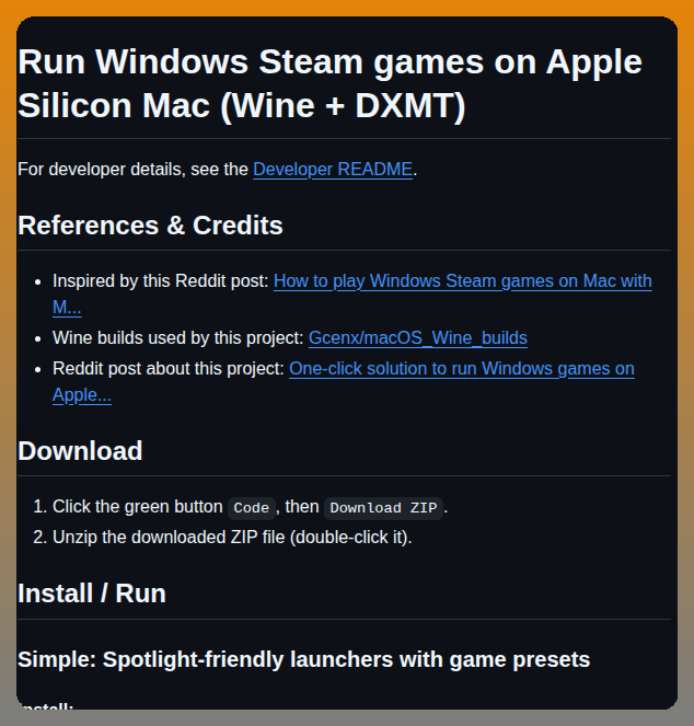 Bymedion Macos Wine Steam screenshot